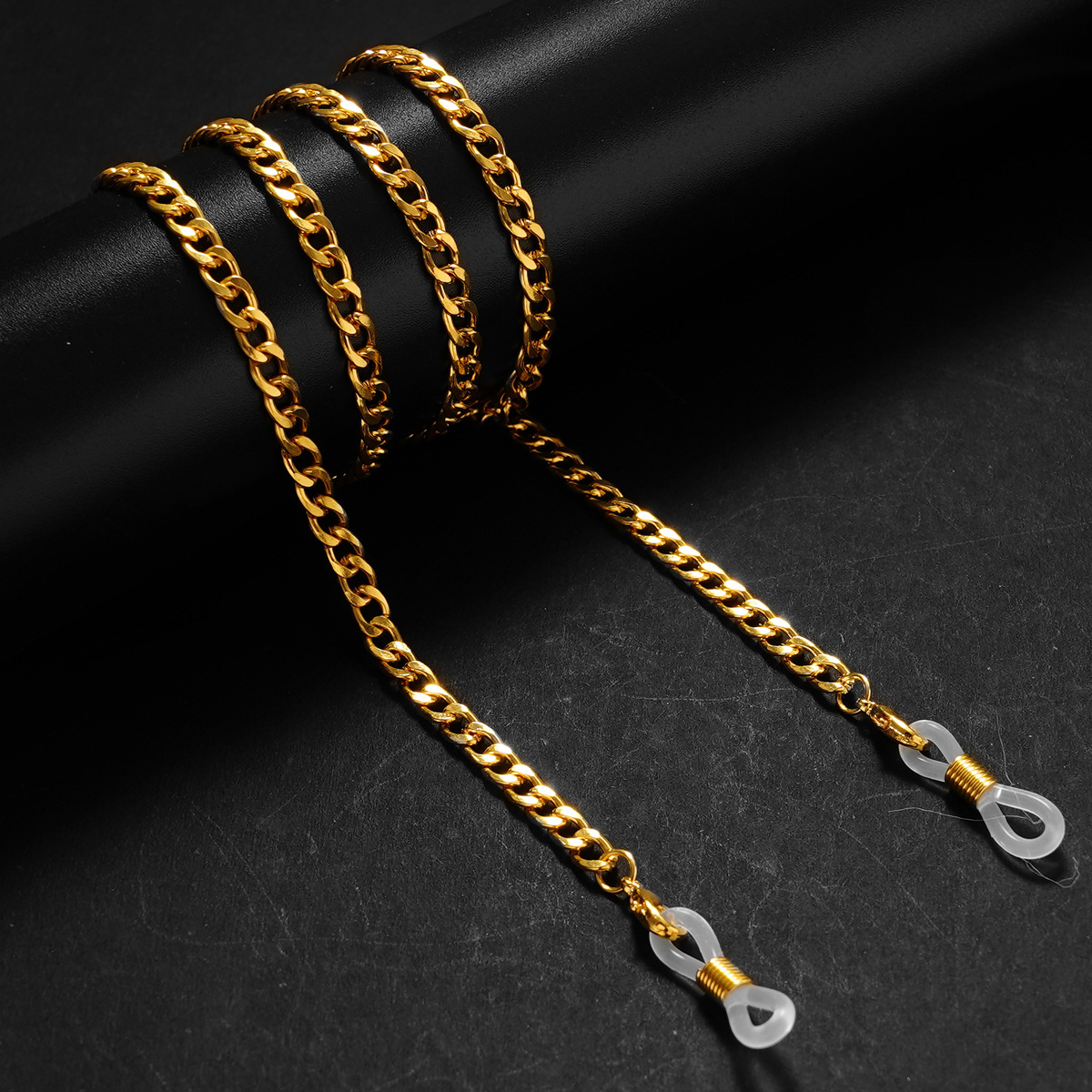 Sunglass Retainer Cord - Simple Link Chain สําหรับแว่นตาหน้ากากเชือกเส้นเล็กผู้หญิงผู้ชายสแตนเลสสตีลสีแว่นตากันแดดโซ่แว่นตาสายคล้องคอของขวัญ