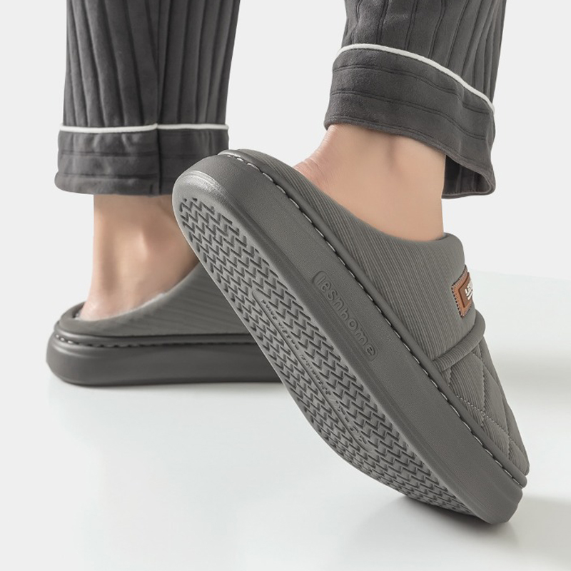 รองเท้าแตะฤดูหนาวแบบอุ่นสำหรับ - Flip Flop Leather Men บทวิจารณ์และราคา